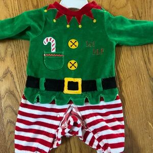 Lil Elf Kids Costume - Green and Red